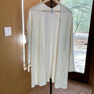 American Rag Cream Knit Cardigan Size Medium
